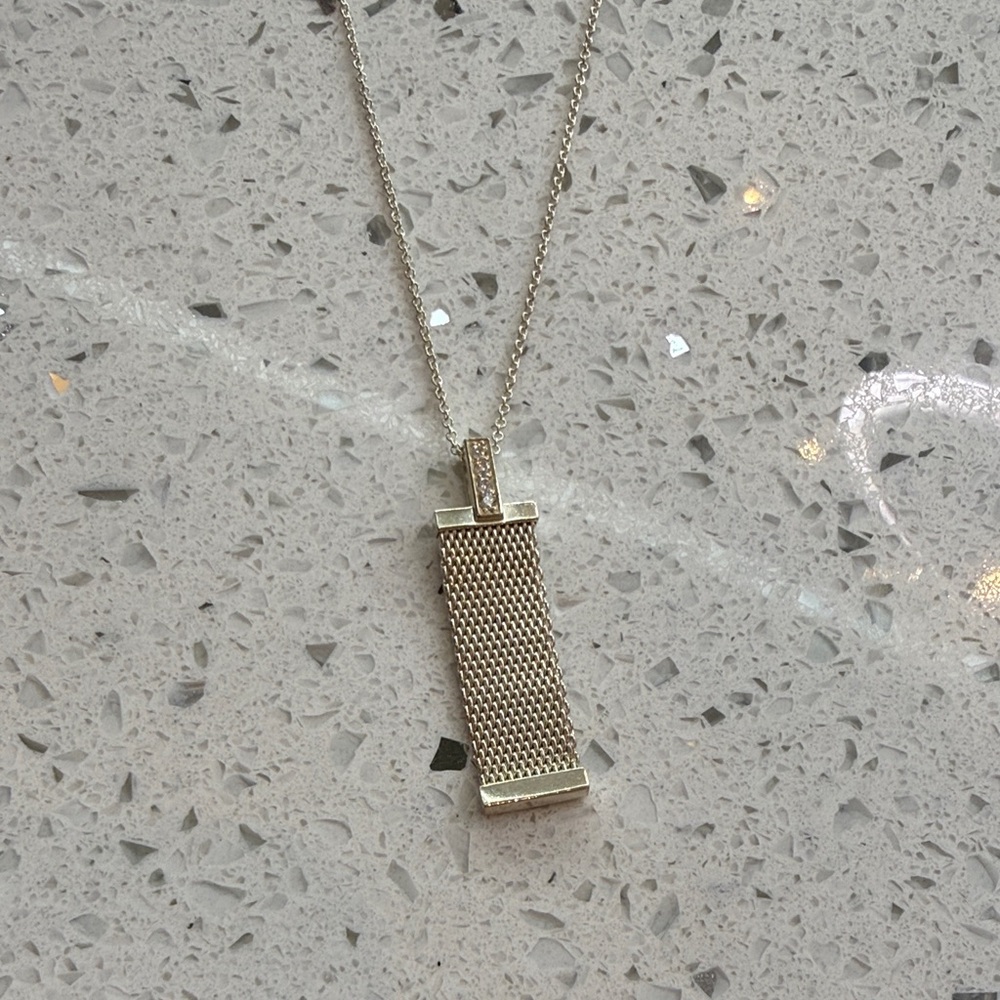 Tiffany & Co. Silver Mesh Necklace